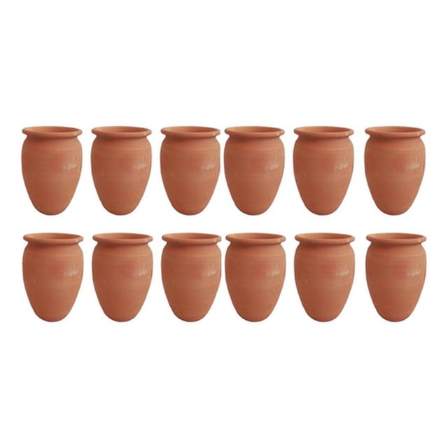 Cantarito de Barro para Tequila y Bebidas 12 piezas de 400 ml