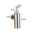 thumbnail image 2 of Dispensador de jabón montado en la pared Dispensador de jabón de montaje en pared Dispensador de jabón con espejo de acero inoxidable para baño, 2 of 5
