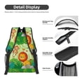 thumbnail image 4 of Yiaed African Animals in the Jungle Print School Backpack College Backpack Daypacks for Students High School Spacious and Durable Daypack for Work and Travel-One Size, 4 of 6