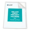 thumbnail image 2 of Deluxe Vinyl Project Folders, Letter Size, Clear, 50/box, 2 of 4