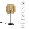 thumbnail image 2 of Nourish Bamboo Table Lamp-EEI-5609-NAT, 2 of 7