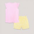 thumbnail image 3 of Toddler Girls Clothes 18M 24M 2T 3T 4T 5T 6T 7T Summer Outfits Baby Girls Sleeveless Cute Cartoon Printed Vest Tops Print Shorts Sets Clothing Set, 3 of 6