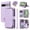 Purple, variant on Furiet Argyle Wallet Case for Google Pixel 9 Pro XL with Wrist/Shoulder Strap, Card Slot Zipper Purse Luxury PU Leather Card Holder Stand Checkered Phone Cover for Pixel9 9Pro 9ProXL Nine Purple