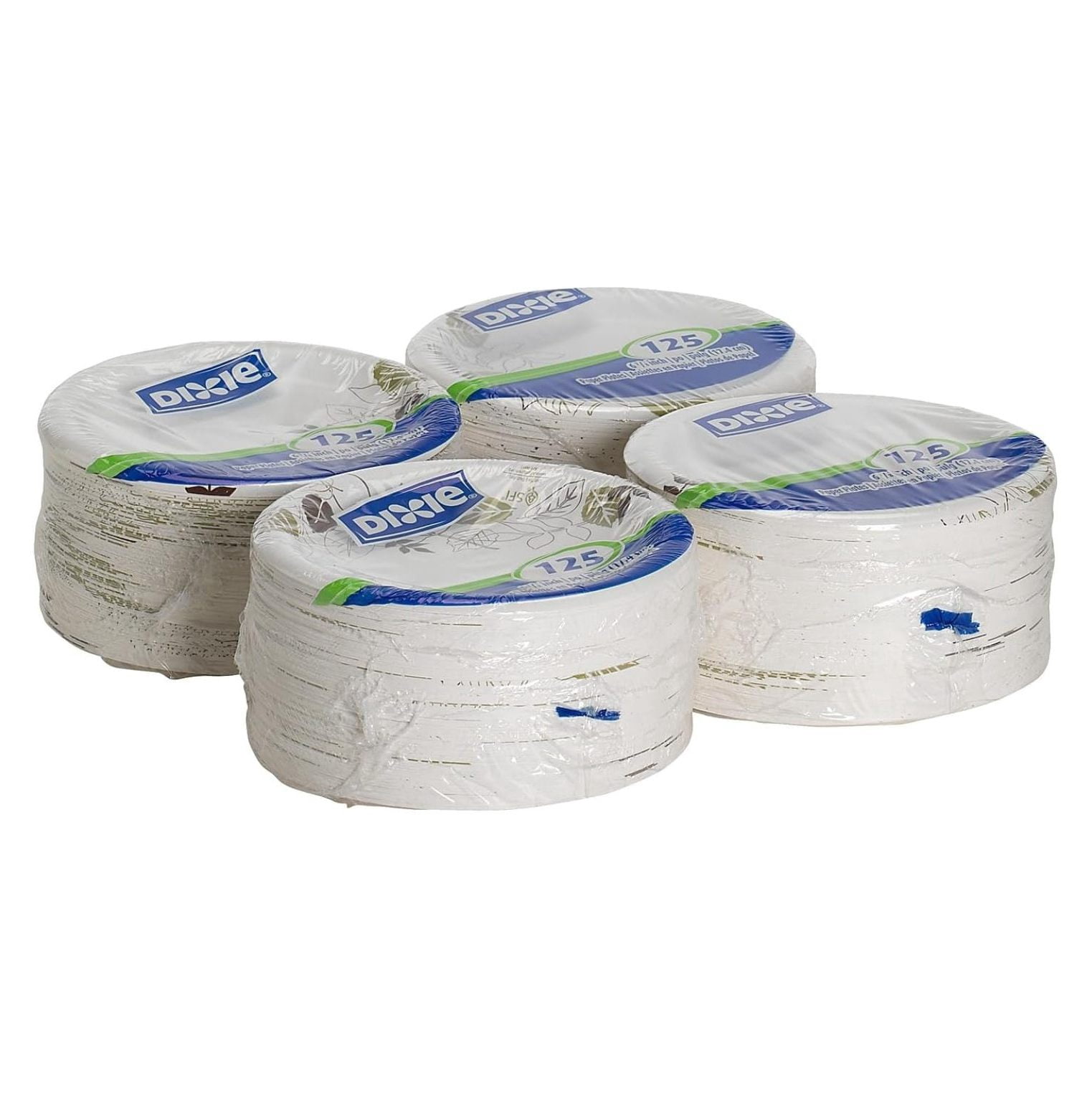 Pathways Medium-Weight Paper Plates, 6 7/8-inch, 500/Carton (UX7WS)