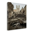 thumbnail image 2 of Tangletown Fine Art Spanish Steps Rome - 1 by Alan Blaustein Poster Frame - 25 x 25 x 1.5 in., 2 of 2