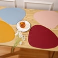 thumbnail image 4 of HomeLife Western Placemat Color Oval Design Heat resistant Easy to Clean Kitchen Pad for Dining Table, 4 of 12