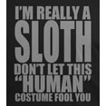 thumbnail image 2 of Old Glory Mens Halloween Human Sloth Costume Short Sleeve Graphic T Shirt, 2 of 6