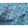 thumbnail image 4 of oneOone Silk Tabby Turquoise Green Fabric Batik Fabric For Sewing Printed Craft Fabric By The Yard 42 Inch Wide, 4 of 4