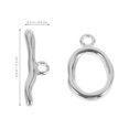 thumbnail image 4 of BRIGHTFUFU 5 juegos de hebillas de cobre OT para manualidades, hebillas de joyería chapadas en oro, hebillas de conexión de joyería novedosas para fabricación de joyas (plata), 4 of 8