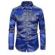 thumbnail image 1 of Camisa de hombre Camisa con botones de manga larga con lentejuelas, 1 of 4