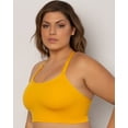 thumbnail image 5 of Smooth Seamless Comfort Wireless Longline Bra - Saffron, 5 of 7
