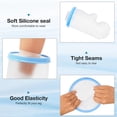 thumbnail image 3 of HAHDAXIA Waterproof Cast Cover for Shower Hand Adult, Hand Cast Protector for Shower Bath, Shower Sleeve for Hand Cast Bag for Hand/Wrist/Fingers/Thumb/Palm, 3 of 7