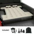 thumbnail image 6 of Uforic Inflatable Truck Air Mattress for 5.5–5.8ft Short Bed Pickups, Camping Car Bed with Pump, Pillows, Carry Bag & Patch Kit, Fits Full-Size Trucks (Black + Gray), 6 of 9