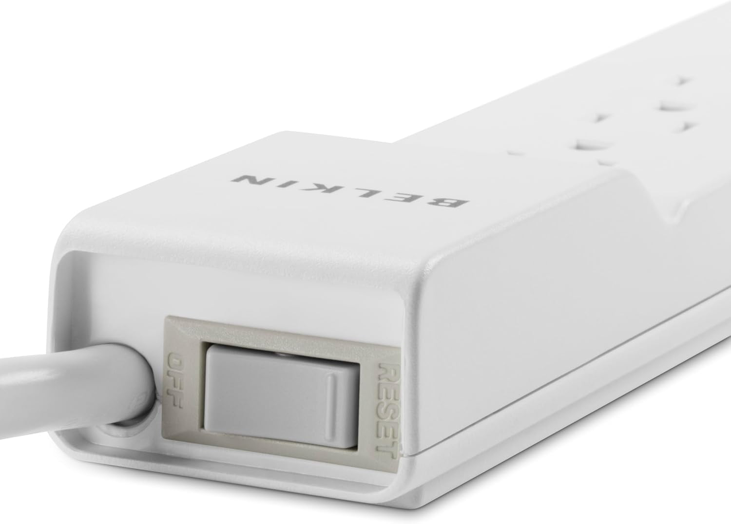 RGHJAR-Belkin 6-Outlet Commercial Power Strip Surge Protector, 6ft Cord, 720 Joules, White