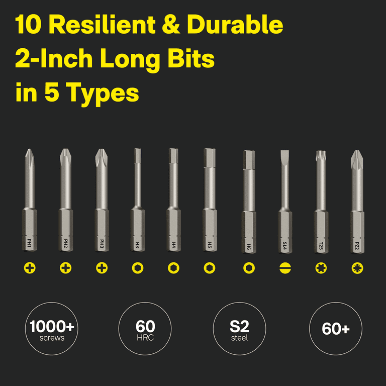 HOTO W1 Cordless Rechargeable Electric Screwdriver Kit photo 7
