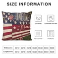 thumbnail image 5 of Qinduosi Car Throw Pillow Covers, h of July Patriotic USA Flag Cushion Case for Sofa Couch of White, 5 of 5