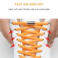 thumbnail image 4 of Willstar No Tie Shoe Laces Adult Kids Elastic Trainer Laces Lazy Easy Shoelaces Runners, 4 of 9