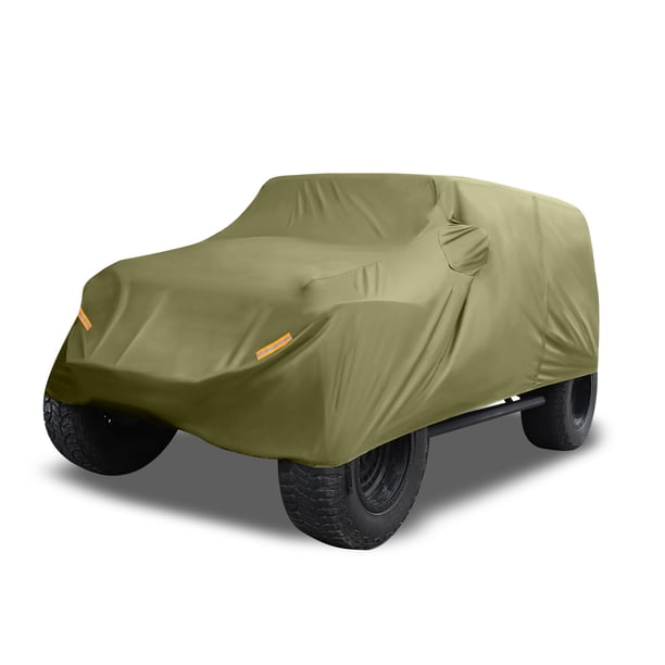 Cubierta Exterior Unique Bargains SUV para Jeep Wrangler 210D Oxford Verde Oscuro