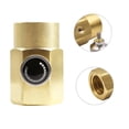 thumbnail image 6 of Soda CO2 Adapter TR21.4 to CGA320 Connector Brass Design for Residential Soda Tank Refill Enthusiasts, 6 of 9
