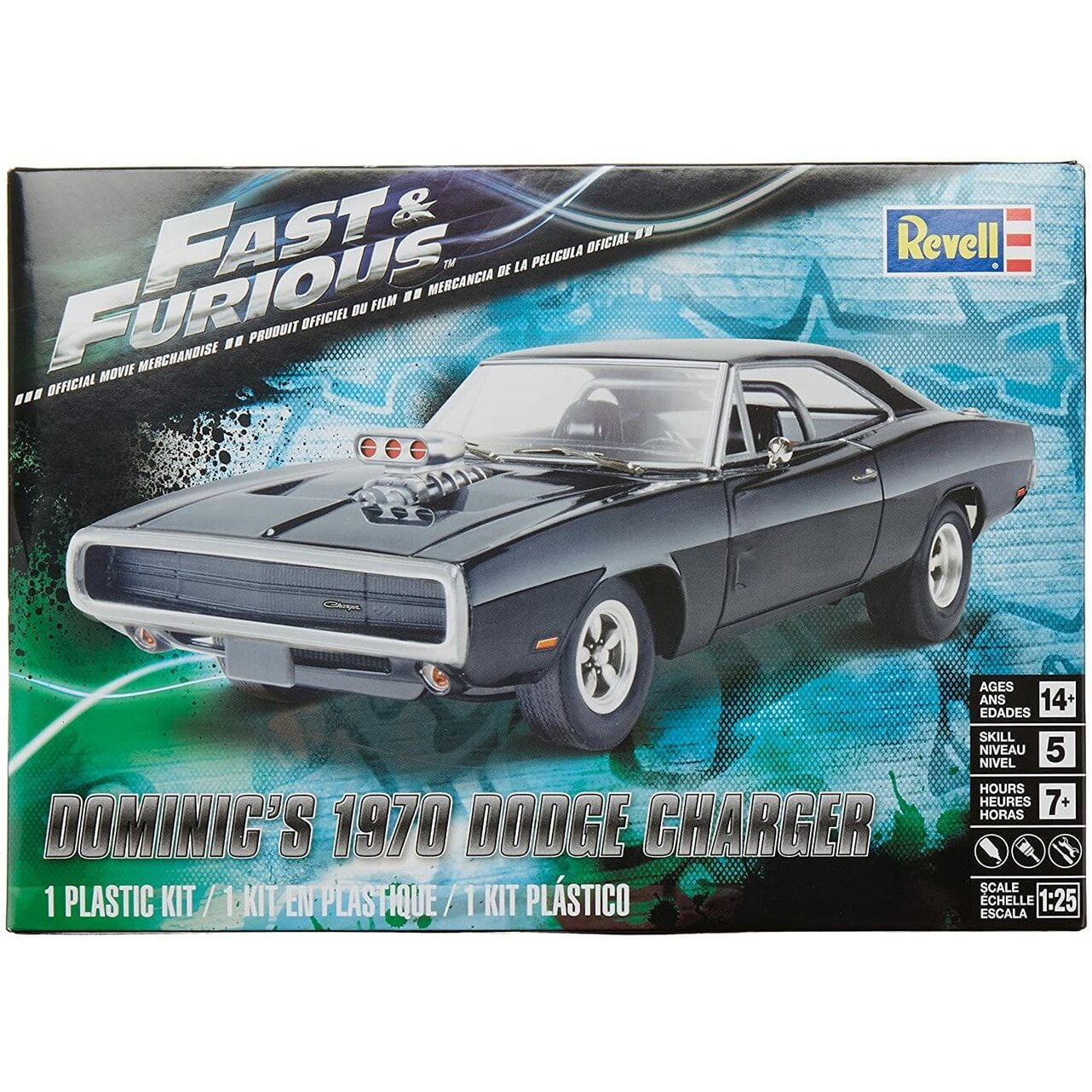 Revell Maquette voiture : Fast and Furious : Dominic's '70 Dodge Charger  pas cher 