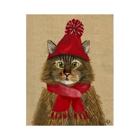- Maine Coon Cat Print Wall Art By Fab Funky
