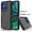 Black, variant on For Moto G Stylus 2025 5G Case,2 in 1 Heavy Duty Armor Shockproof Tough Hybrid Hard PC Phone Case for Moto G Stylus 2025 5G,Njjex Rubber & Rugged Shockproof Full Body Protection Case Cover - Black