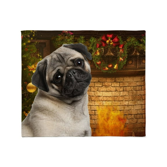 CafePress - Pug Throw Blanket - Soft Fleece Throw Blanket, 50"x60" for All Ages