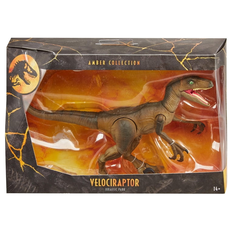 Jurassic World Amber Collection Velociraptor - Walmart.com