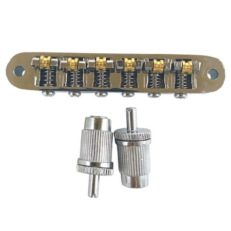 Guitar Bridge Roller Saddle Increased Tuning Stability Easy Installation for Electric Guitar Replacement