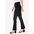 thumbnail image 3 of Roaman's Women's Plus Size Petite Essential Stretch Yoga Pant, 3 of 4