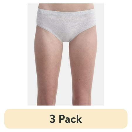(3 pack) No Boundaries Cotton Hipster Panty  Womens and Womens Plus