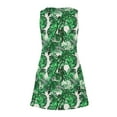 thumbnail image 5 of Womens Sleeveless Floral Sundress Casual Summer Dress Beach Vacation Dress Lightweight A-Line Tank Dresses, 5 of 6