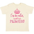 thumbnail image 3 of Inktastic So Cute Princess Girls Toddler T-Shirt, 3 of 5