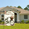 thumbnail image 2 of AMHNF Linen Garden Flag for Mother's Day Spring Summer Home Outdoor Garden Yard Door Decor 12x18 inch, 2 of 5