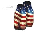 thumbnail image 6 of KAKALAD Vintage American Flag 02 Car Seat Covers Set Vehicle Front Seats Protector 2 Pcs, 6 of 9