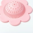 thumbnail image 5 of Vacemry Under $5 Drain Protector Filter, Flower Shape Hair Catcher Strainer for Sink Drains, Reusable Plastic Sewer Anti-Clogging Sink Filter, Bathroom Kitchen Drain Cover with Multiple Colors, 5 of 6