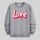 thumbnail image 2 of Ceisia Men's Regular-Fit Crew-Neck Heart-Letter Printed Casual Sweatshirt Gift, 2 of 6