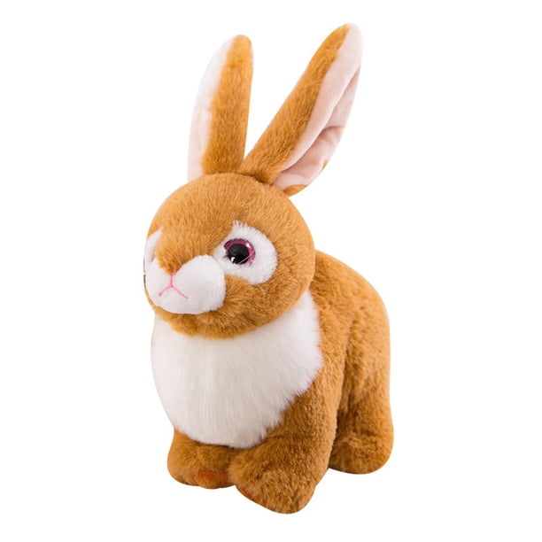 Lindo conejo de peluche, adorable animal de peluche, muñeco de peluche para bodas. Marrón 32cm