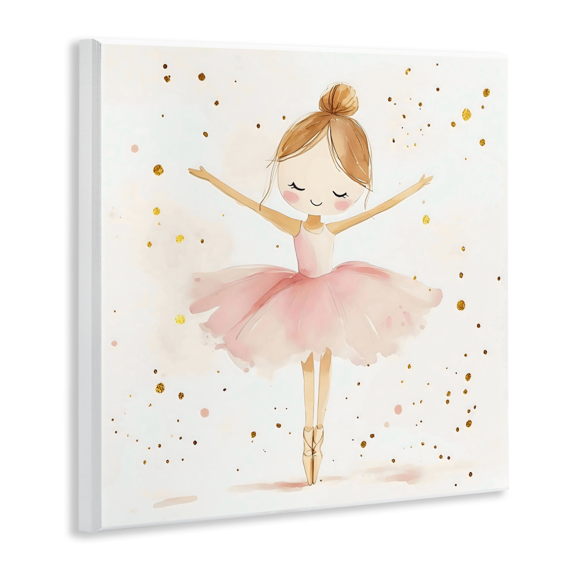 Stupell Industries Ballerina On Her Toes Wall Plaque Art, design by Creative Studio
