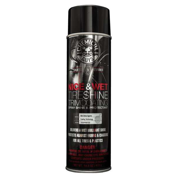 Chemical Guys Nice and Wet Tire Shine Protective Trim Coating Spray and ...