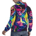 thumbnail image 6 of Sikiie Neon Pop Art Pitbull Men's Hoodie, Essentials Hoodie, Sweatshirt, Pullover Hooded Sweatshirt for Men-3X-Large, 6 of 7
