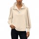 thumbnail image 2 of TaTaai 2026 Spring Summer Solid Color Button Top for Women Long Sleeve Round Neck Casual Blouse Soft Comfy Lightweight Daily Vacation Outfits Gift, 2 of 5