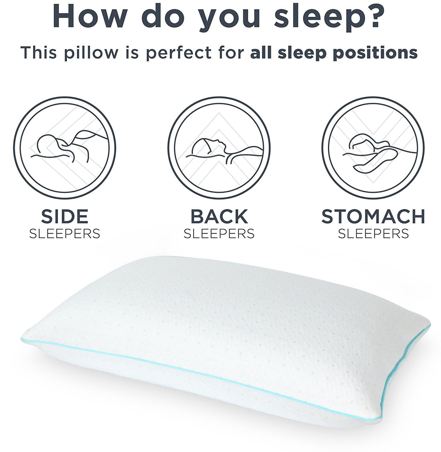 Luxury Memory Foam Pillow Core Orthopaedic Extra Support Firm Serenity 1 Pillow 