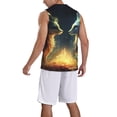 thumbnail image 2 of Pofeuu Firefly Forest Fox Print Basketball Jersey, Shirts for Men Youth Basketball Jersey Crew Neck-Medium, 2 of 6