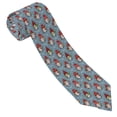 thumbnail image 3 of Fotbe Snowflake Christmas gnome Corbata Clásica para Hombre con Estampado – Corbata de Seda Jacquard Tejida, para Negocios, Bodas y Eventos Formales, 3 of 7