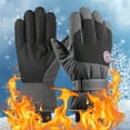 thumbnail image 1 of Ganfancp Guantes de Esquí Invierno Hombres y Mujeres Ciclismo Al Aire Libre a Prueba de Viento y de Lana Guantes Gruesos Calientes Guantes Impermeables Antideslizante Ofertas Del Día Sólo En Línea Gu, 1 of 5