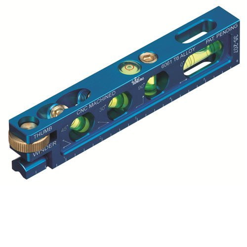 ideal 35-207 6" electrician level with 4 vials and magnetic jaw