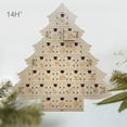 thumbnail image 2 of Calendario De Adviento De Madera Calendario De Adviento De Navidad Calendario De Cajones De Bricolaje Para Decoraciones Navideñas Kearding HA037964-00, 2 of 6