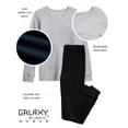 thumbnail image 2 of Galaxy by Harvic Boys Thermal Set Waffle Knit Toddler Boys Thermal Shirt & Long Underwear 6 Piece, 2 of 7