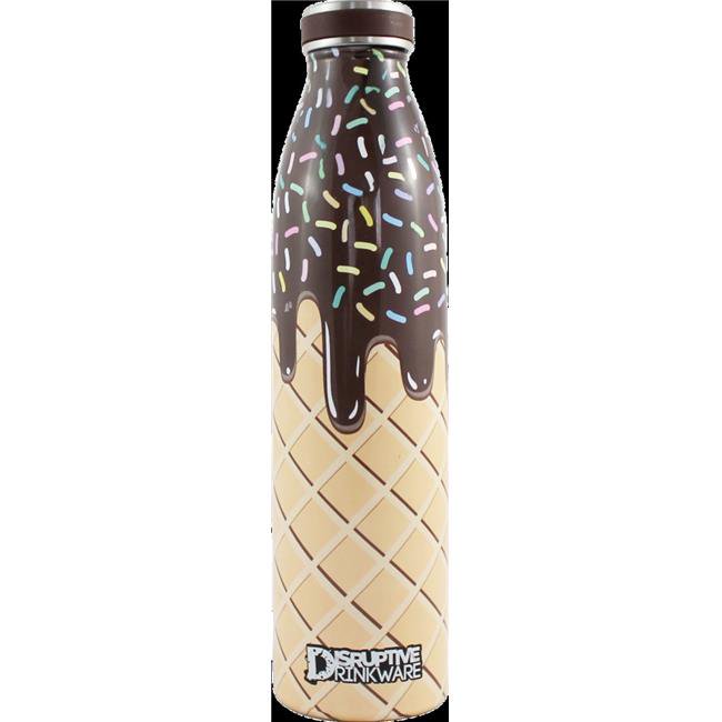 Disruptive Drinkware HYMB25ICC Chocolate Ice Cream Cone Hydration